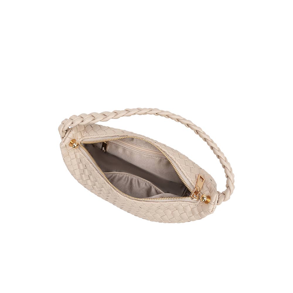 Alma Ivory Top Handle Bag