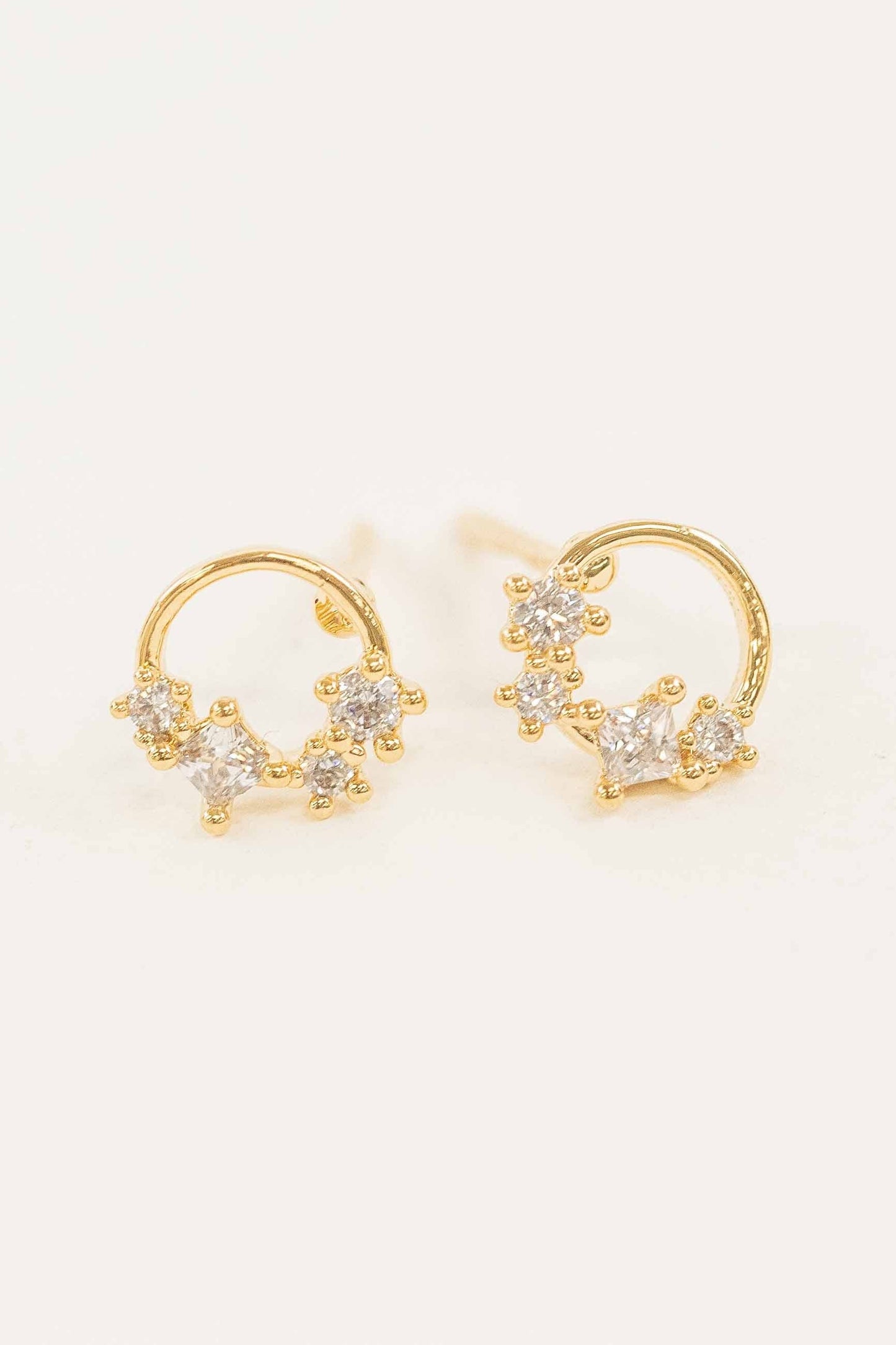 Coronal Stud Earrings | Gold