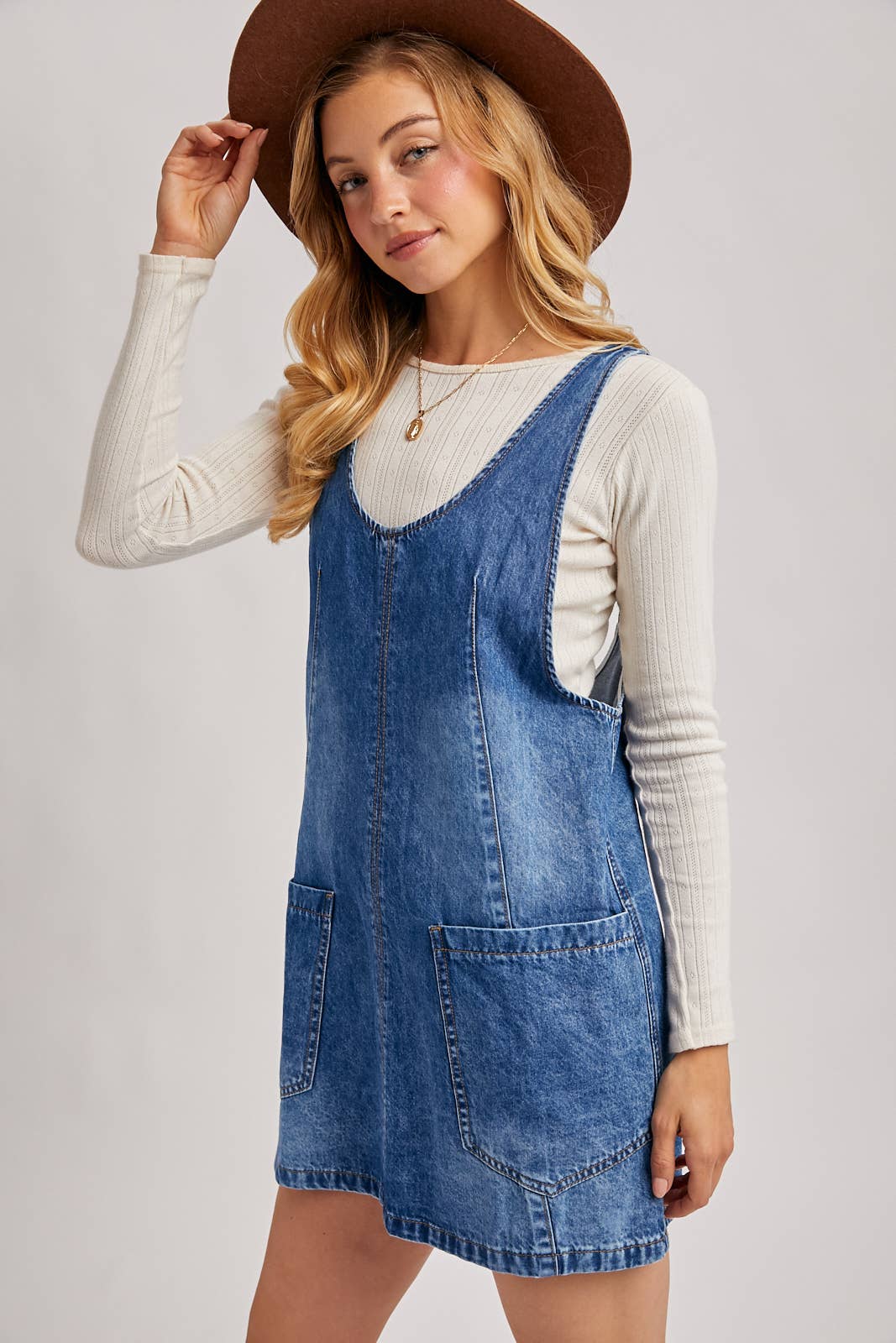 Harper Overall Pocket Dress