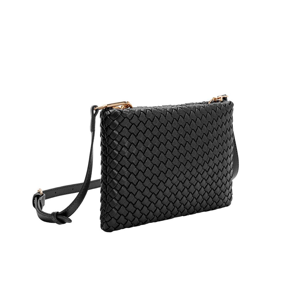 Daisy Black Crossbody Bag