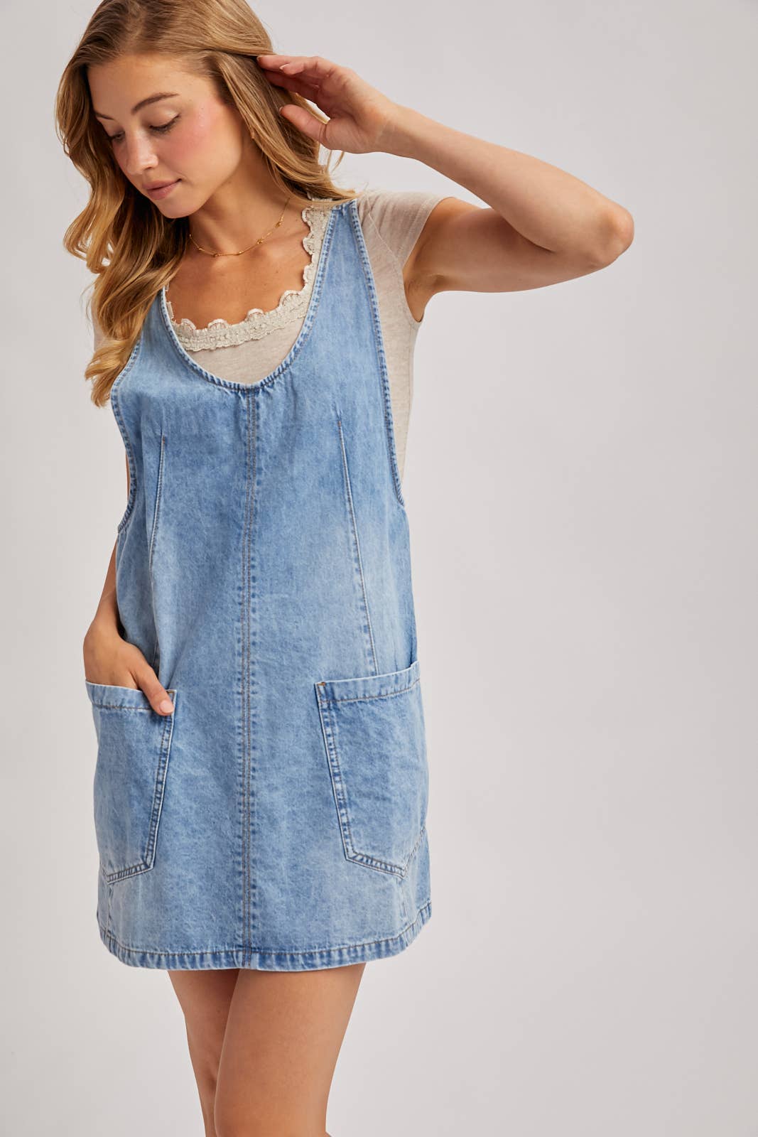 Harper Overall Pocket Dress