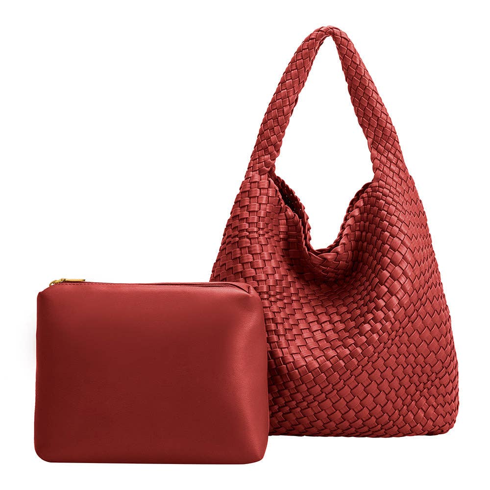 Johanna Red Large Shoulder Bag