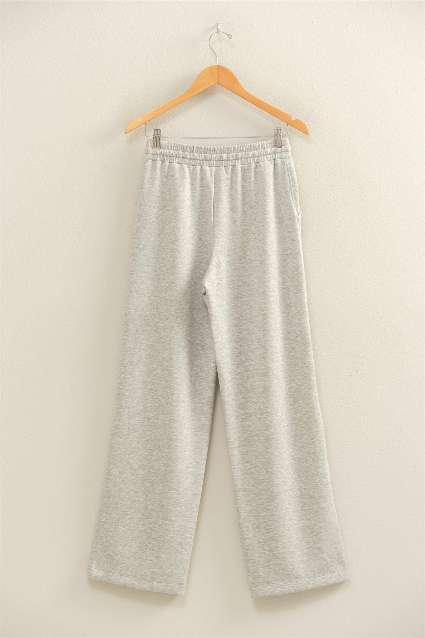 Scuba Wide-Leg Drawstring Sweatpants