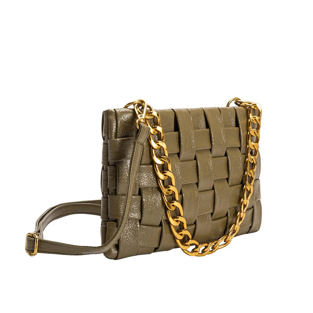Mimie Olive Crossbody Bag