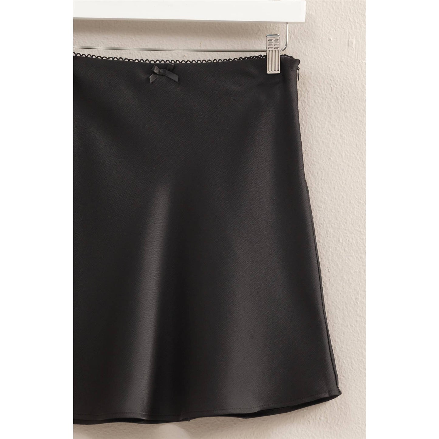 Stella High Waist Mini Slip Skirt