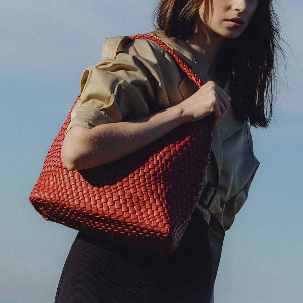 Johanna Red Large Shoulder Bag