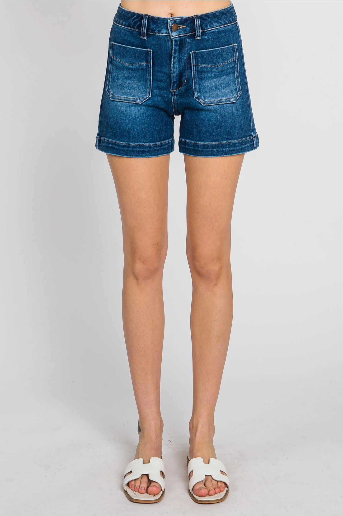 Patch Pocket Shorts - L.T.J.