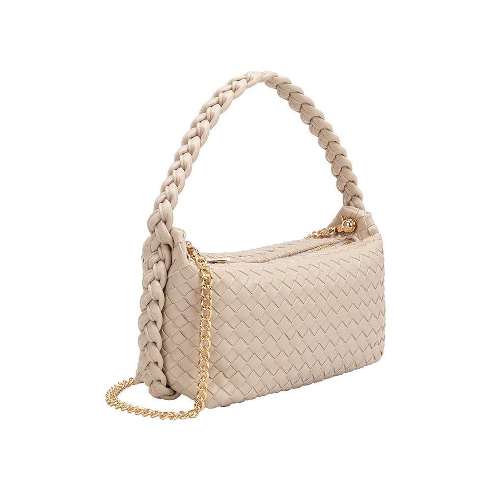 Alma Ivory Top Handle Bag
