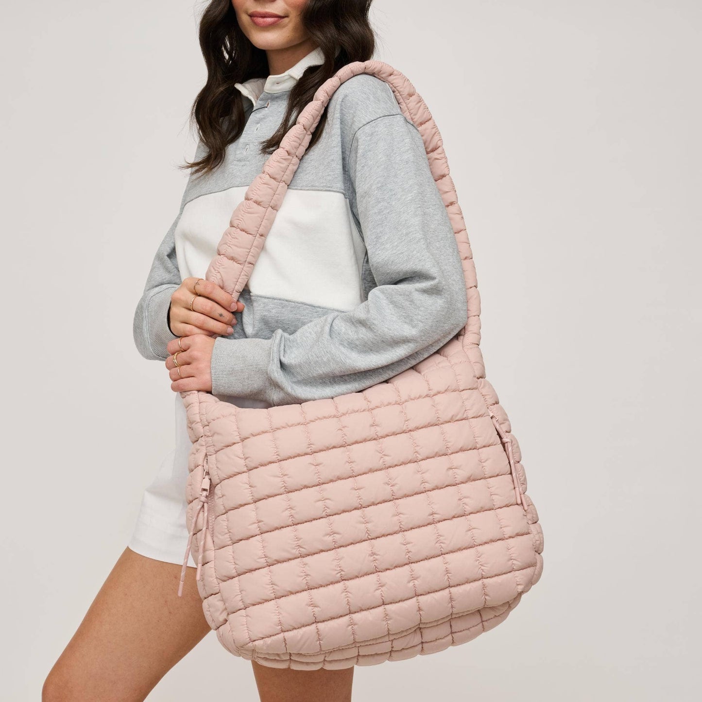 Leda Quilted Puffer Hobo