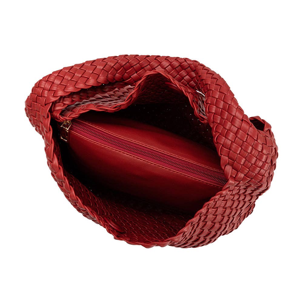 Johanna Red Large Shoulder Bag