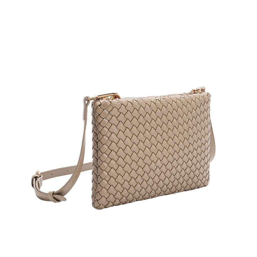 Daisy Taupe Crossbody Bag