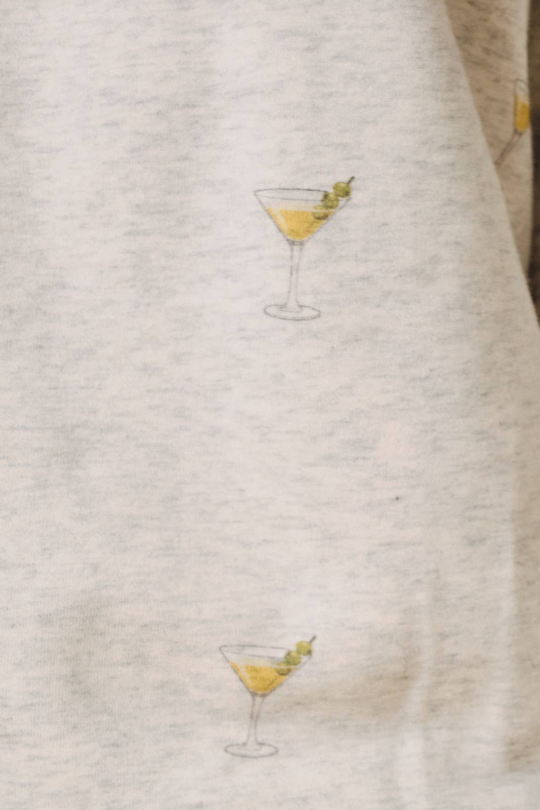 Martini Print Sweatshirt