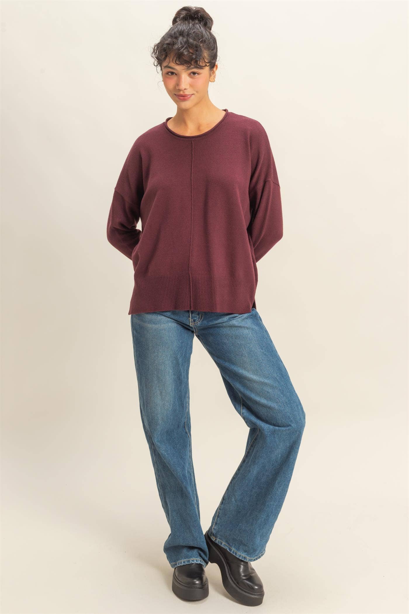 Kallie Drop Shoulder Sweater