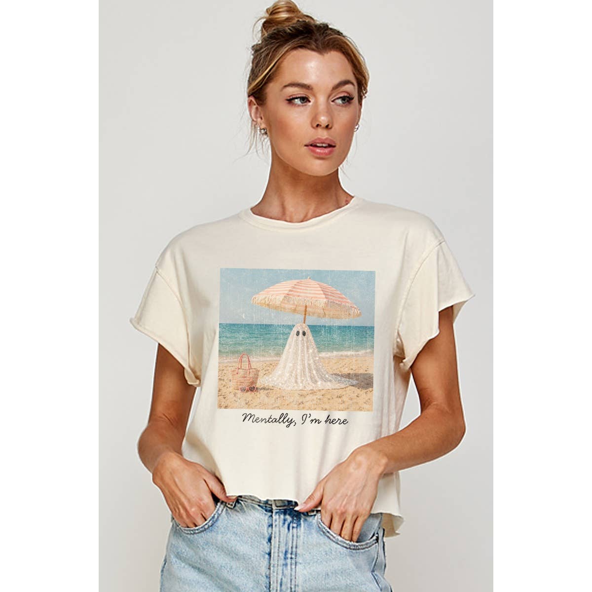 Mentally I Am Here Graphic Tee
