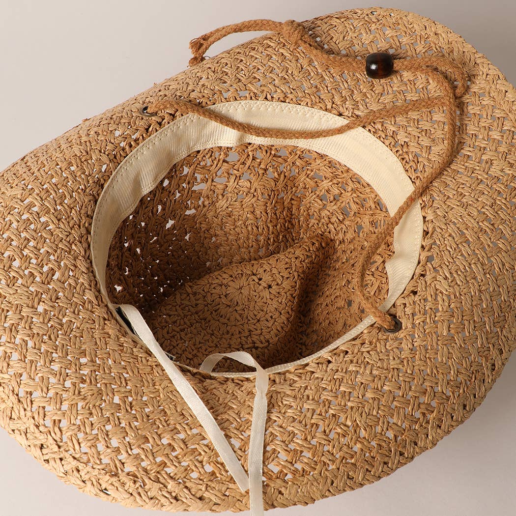 Straw Panama Adjustable Sun Hat