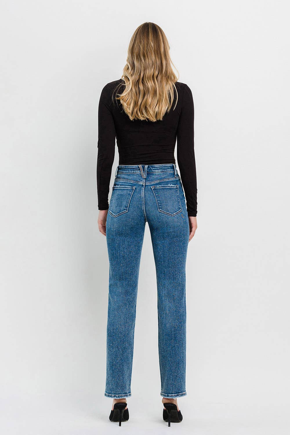Charlie High-Rise Straight Jeans