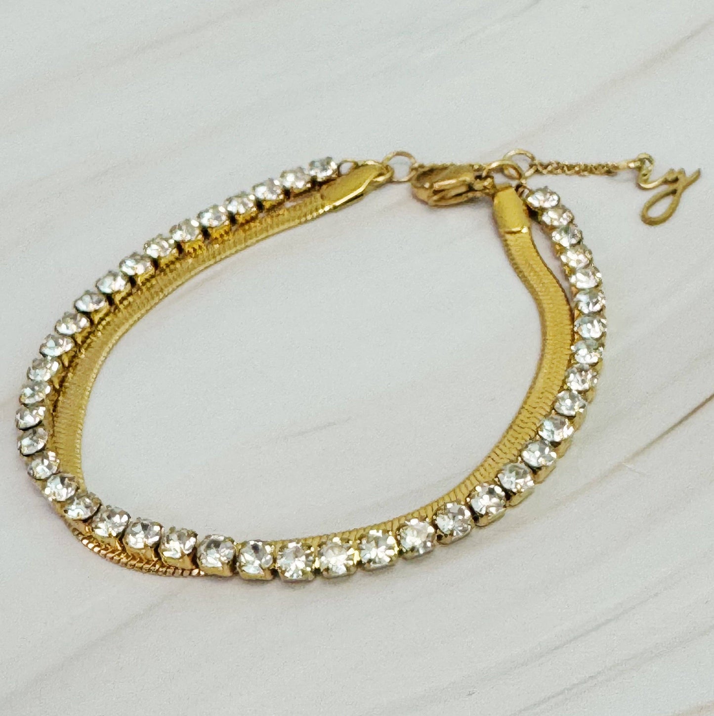 Herringbone Tennis Bracelet
