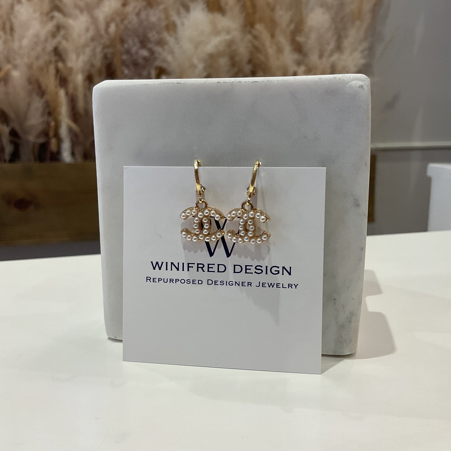 Mini Pearl Chanel Huggies