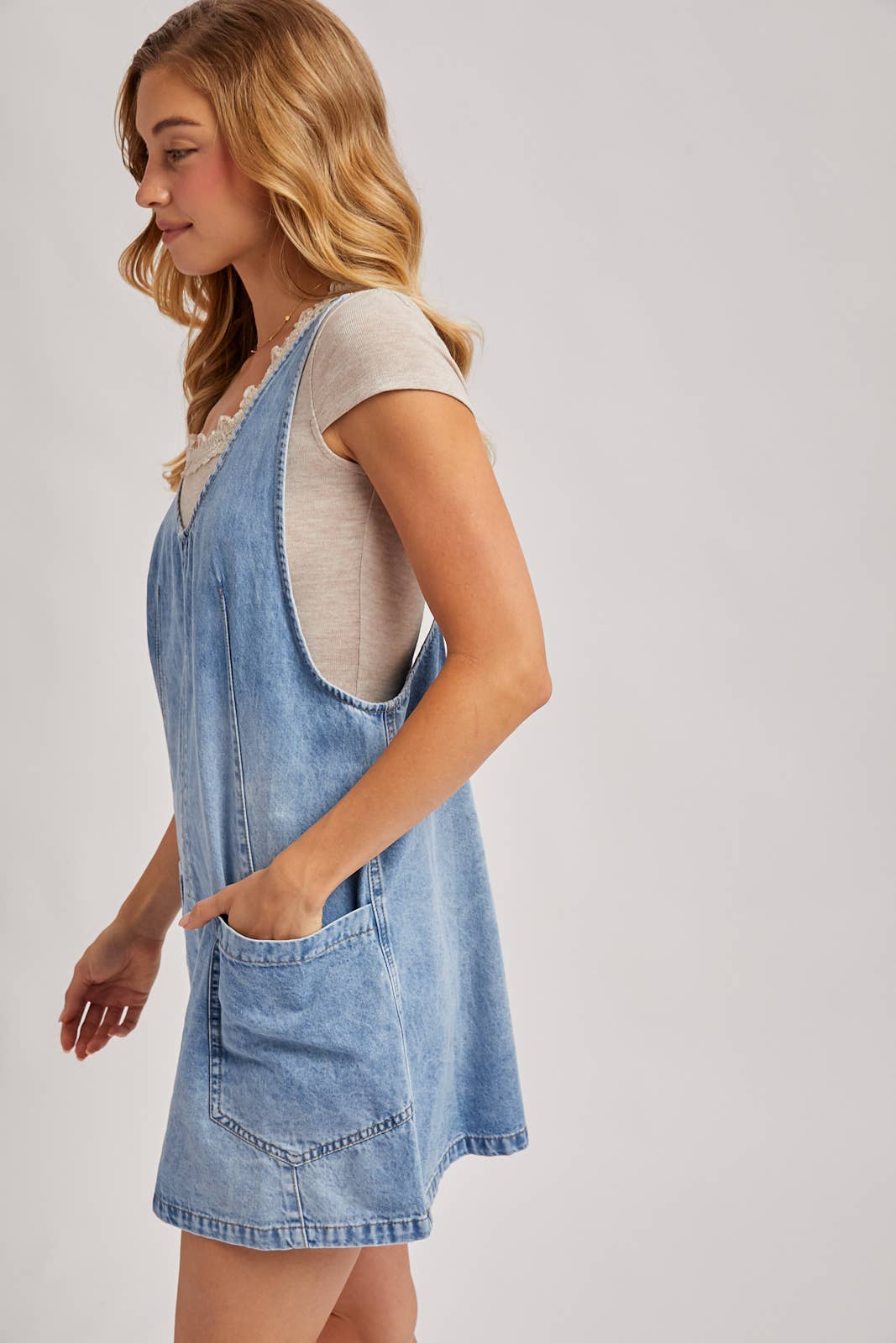 Harper Overall Pocket Dress
