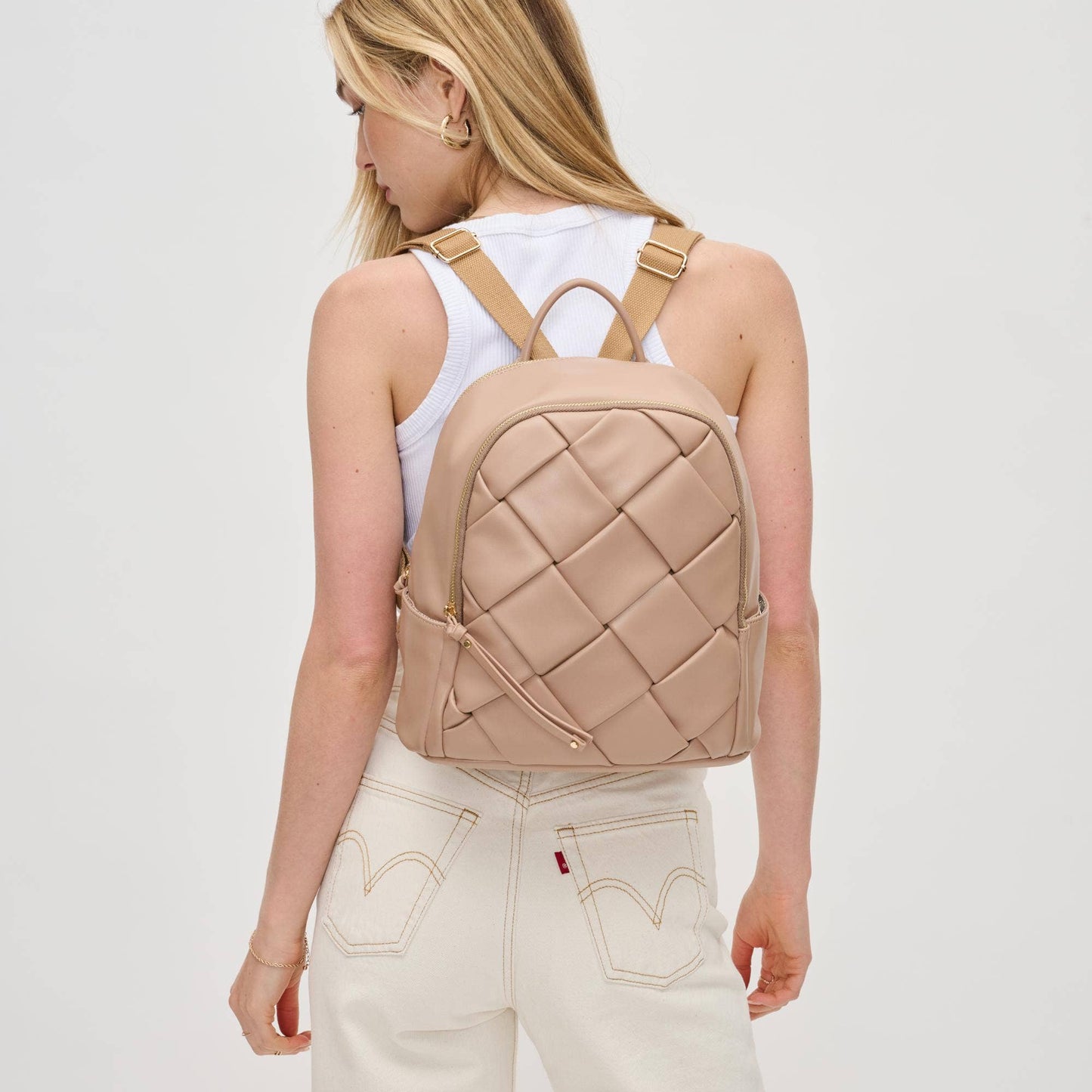 Blossom Woven Backpack