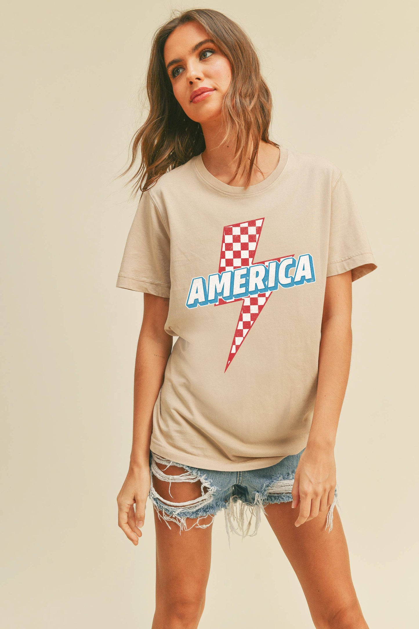 America Lightning Graphic Tee