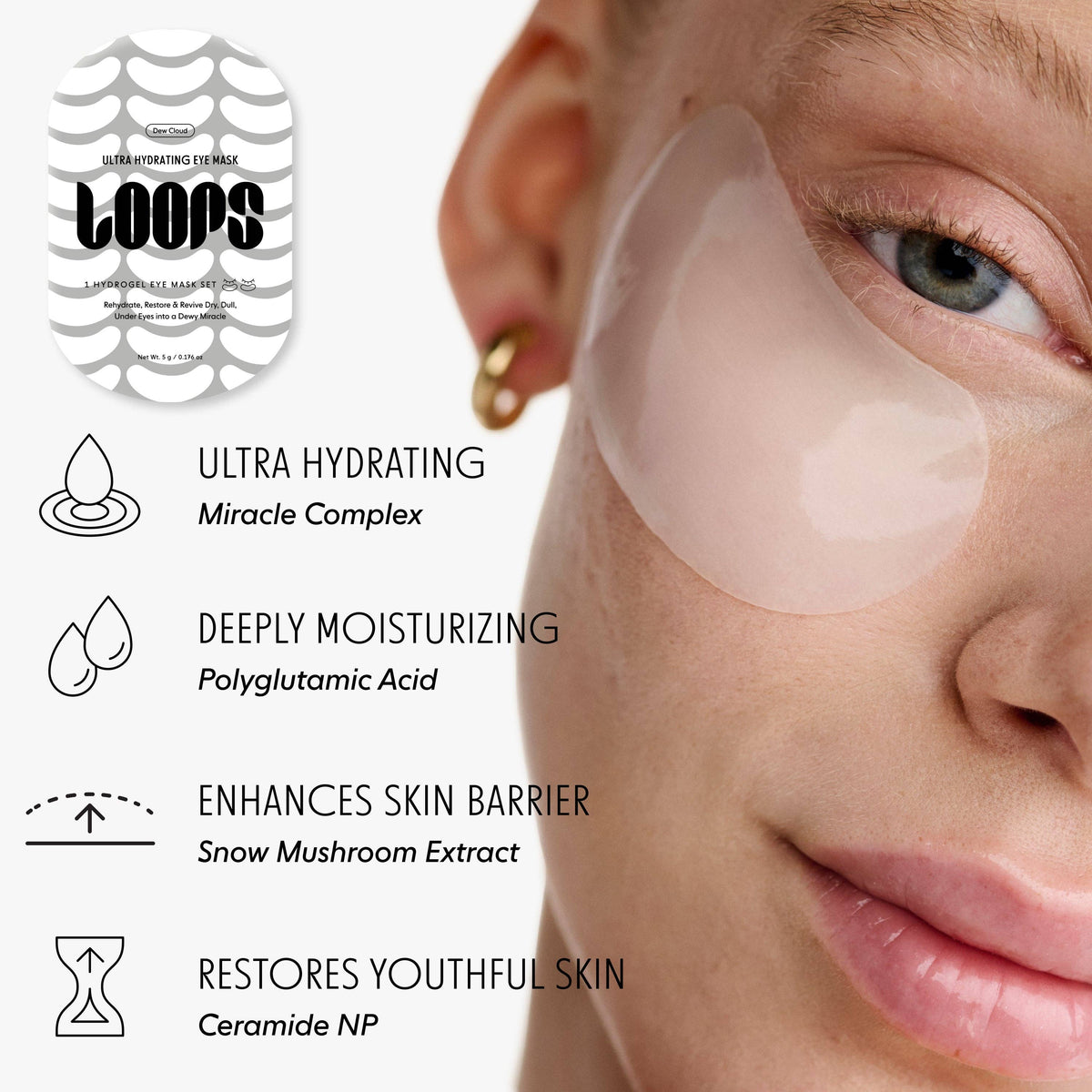 Dew Cloud Eye Single Mask Set