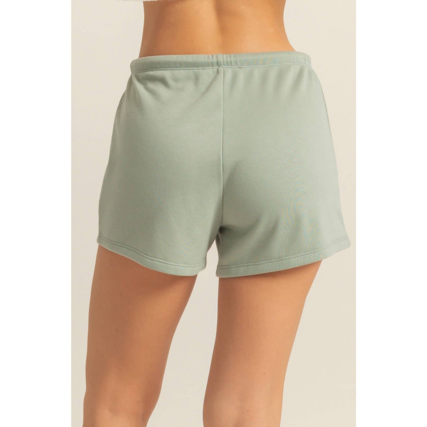 Chloe Mid-Waist Drawstring Shorts