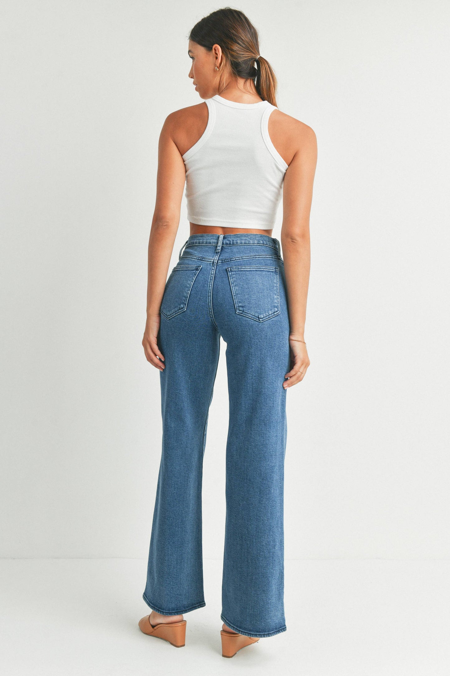 Medium Denim - Palazzo Jean