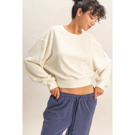 Madison Ribbed Relaxed Fit Sweatshirt