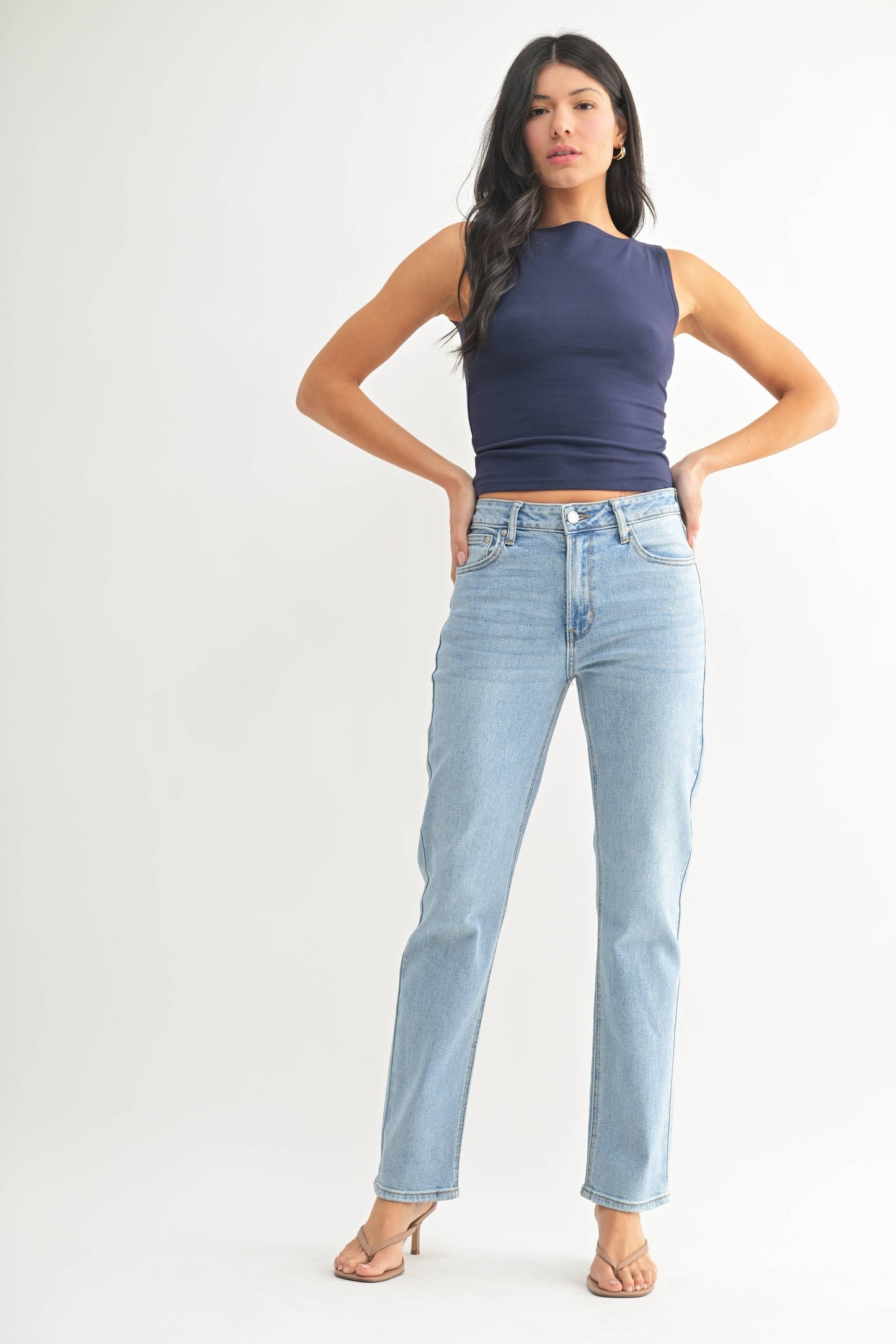 Aaron Stretch Straight Denim - JBD