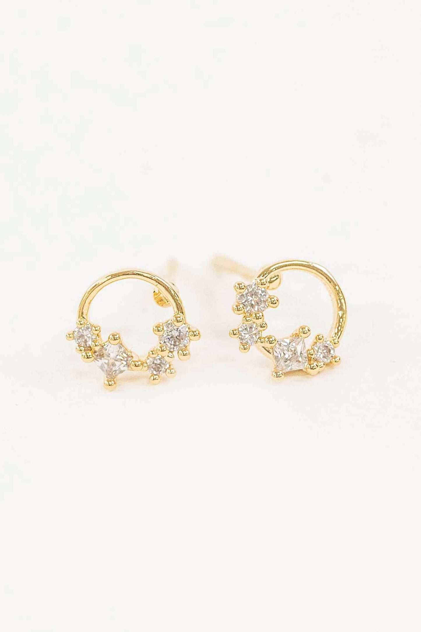Coronal Stud Earrings | Gold