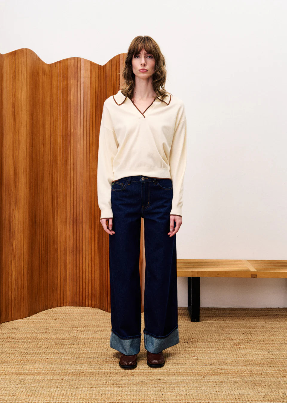 Triolet Cream Sweater