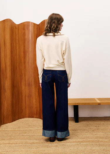 Triolet Cream Sweater