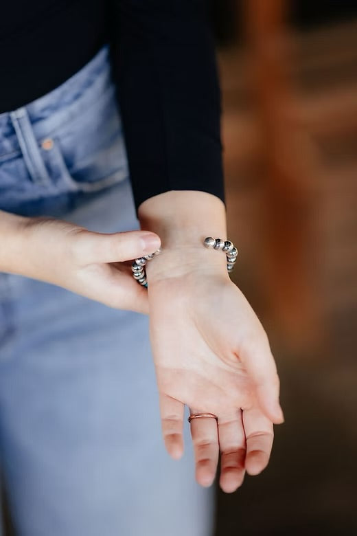 Navajo Pearl Cuff Bracelet