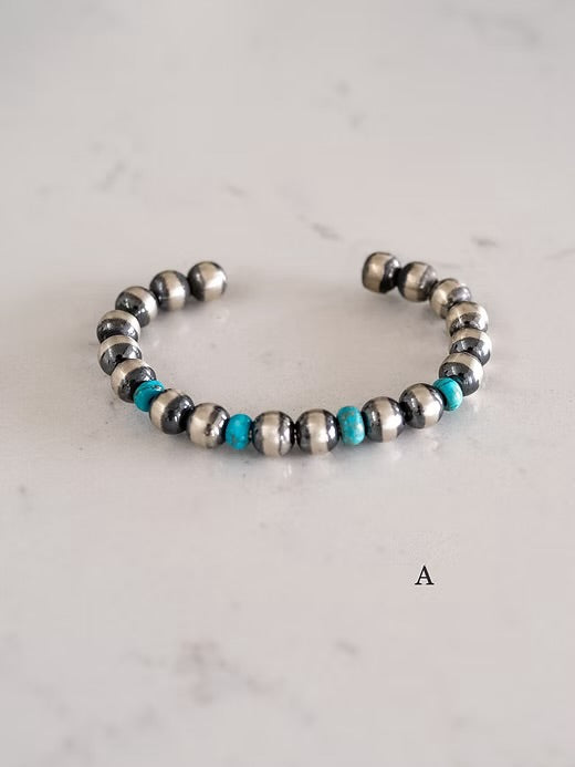 Navajo Pearl Cuff Bracelet