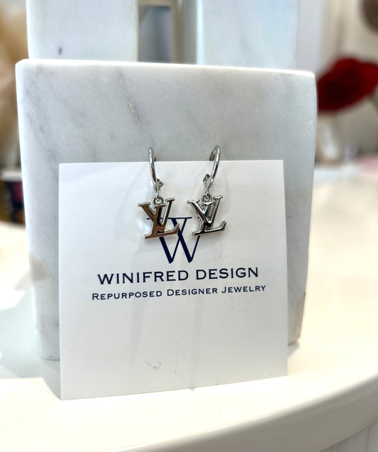 LV Logo Earrings