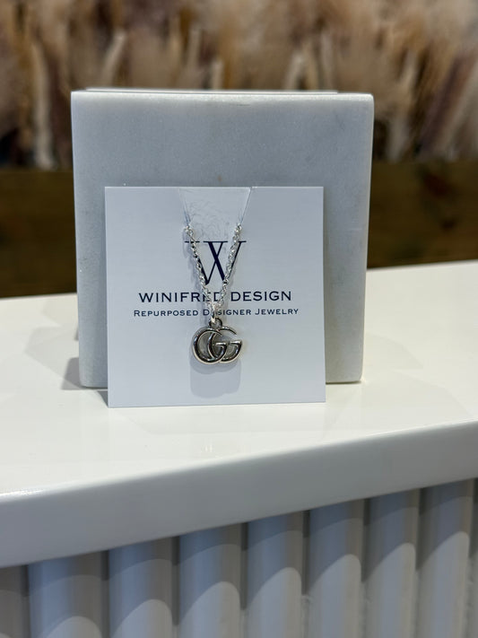 Silver Gucci Dainty Necklace