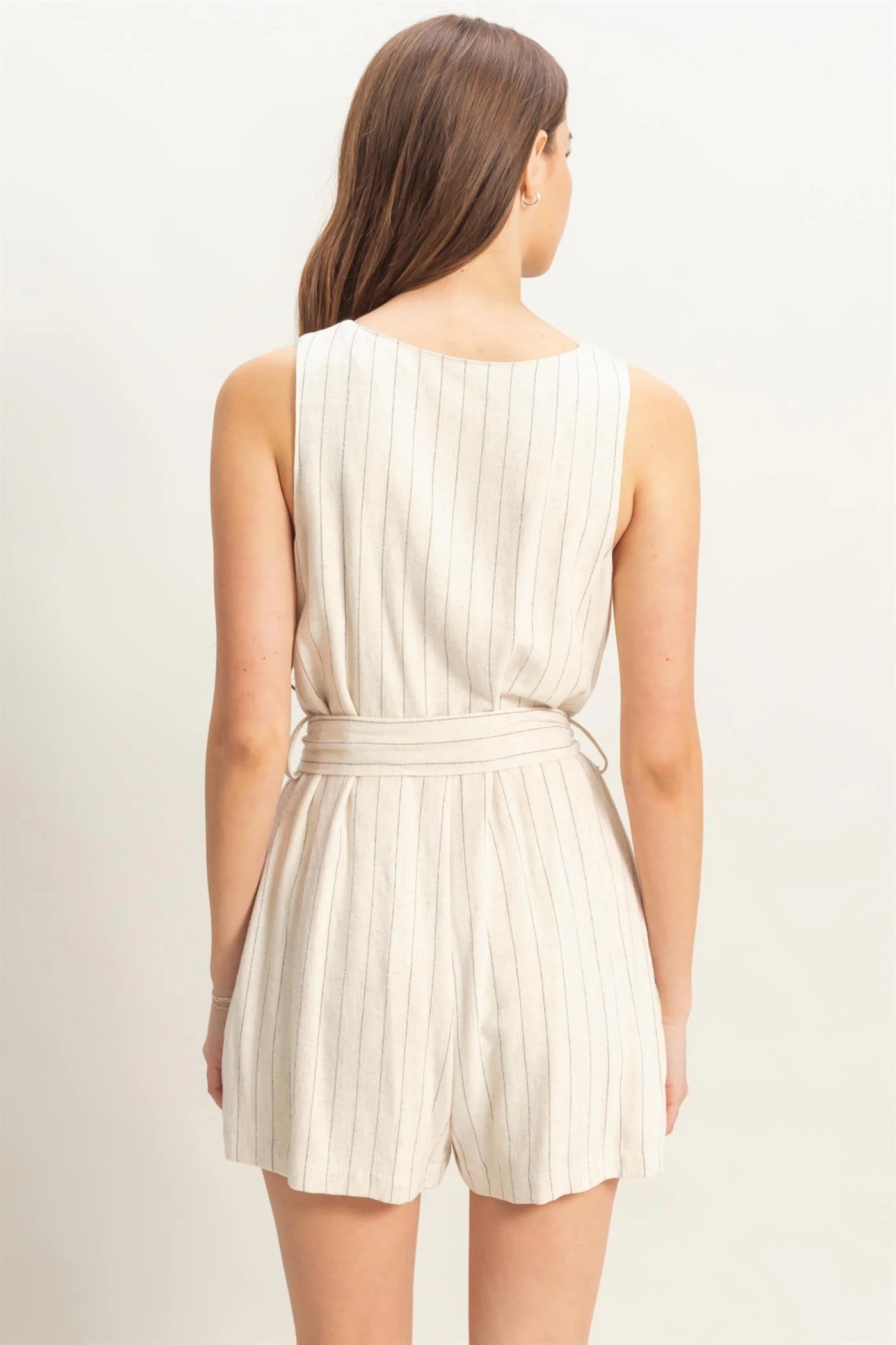 Bailee Striped Romper