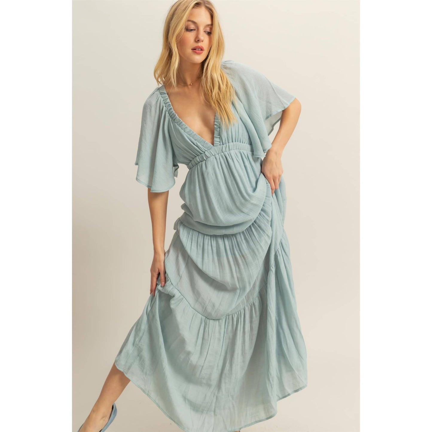 Pixie Tiered Maxi Dress