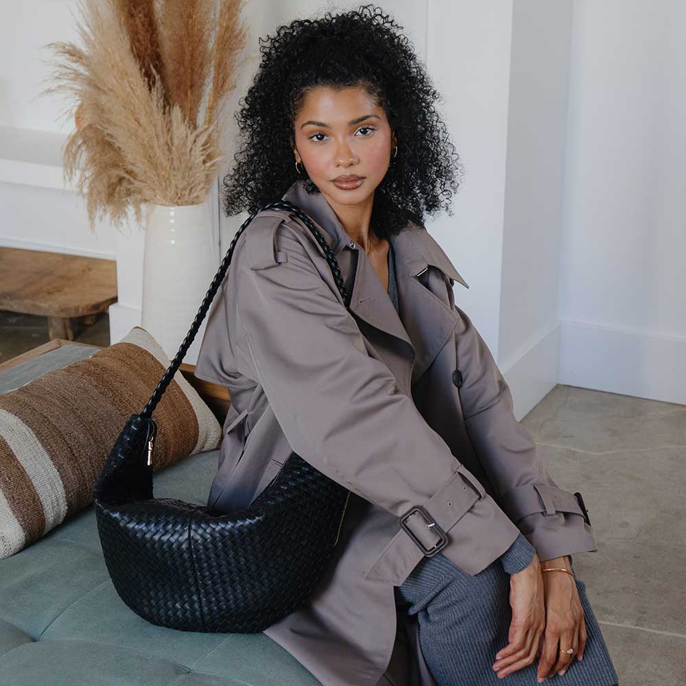 Raquel Green XL Recycled Shoulder Bag