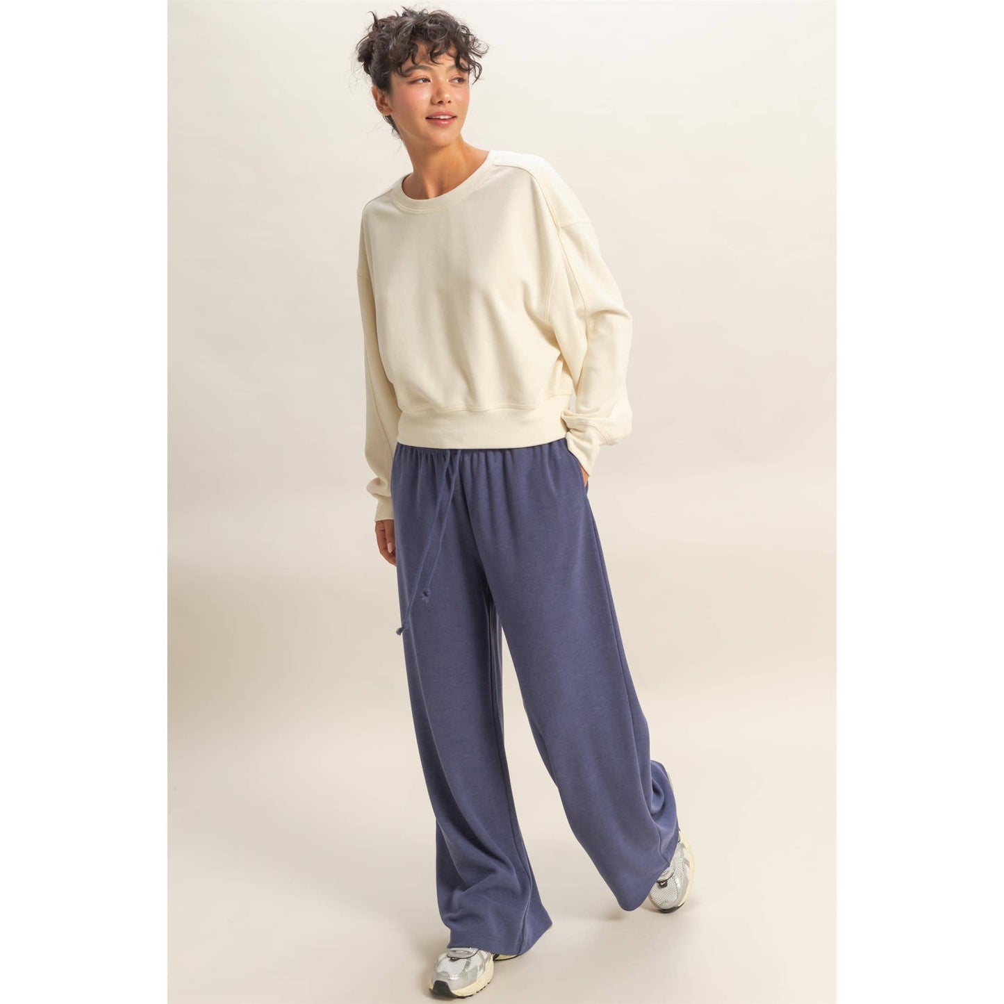 Madison Ribbed Relaxed Fit Sweatshirt
