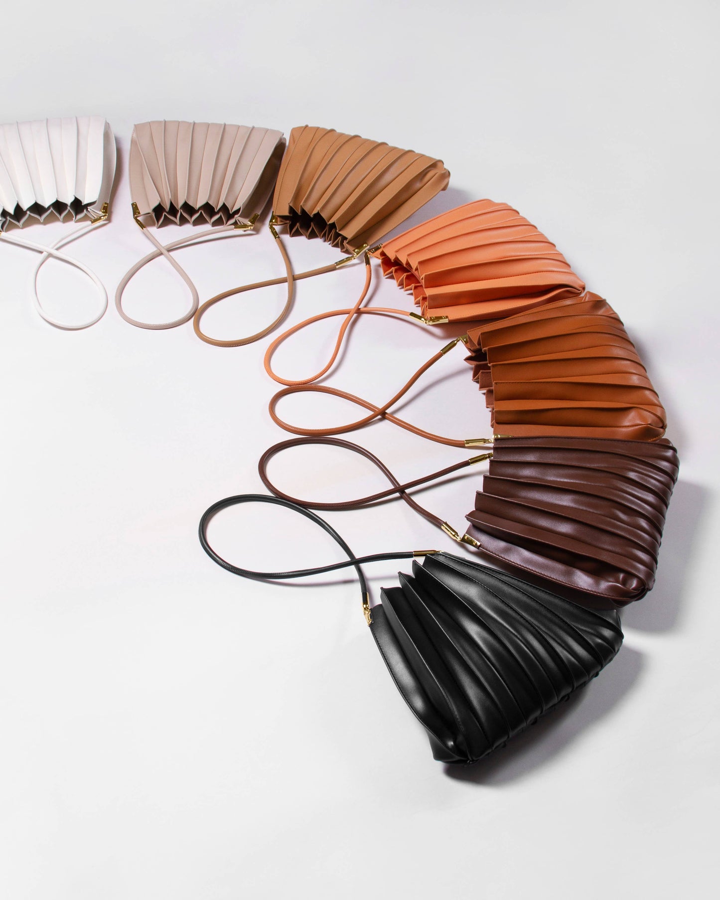 Carrie Chocolate Pleated Shoulder