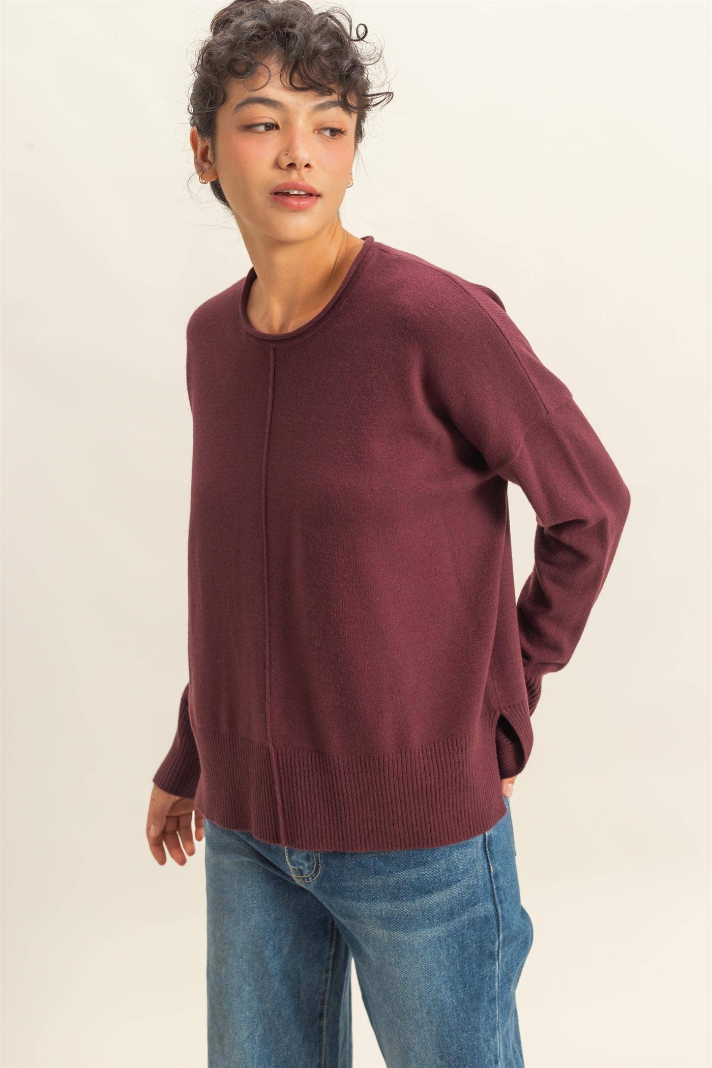 Kallie Drop Shoulder Sweater
