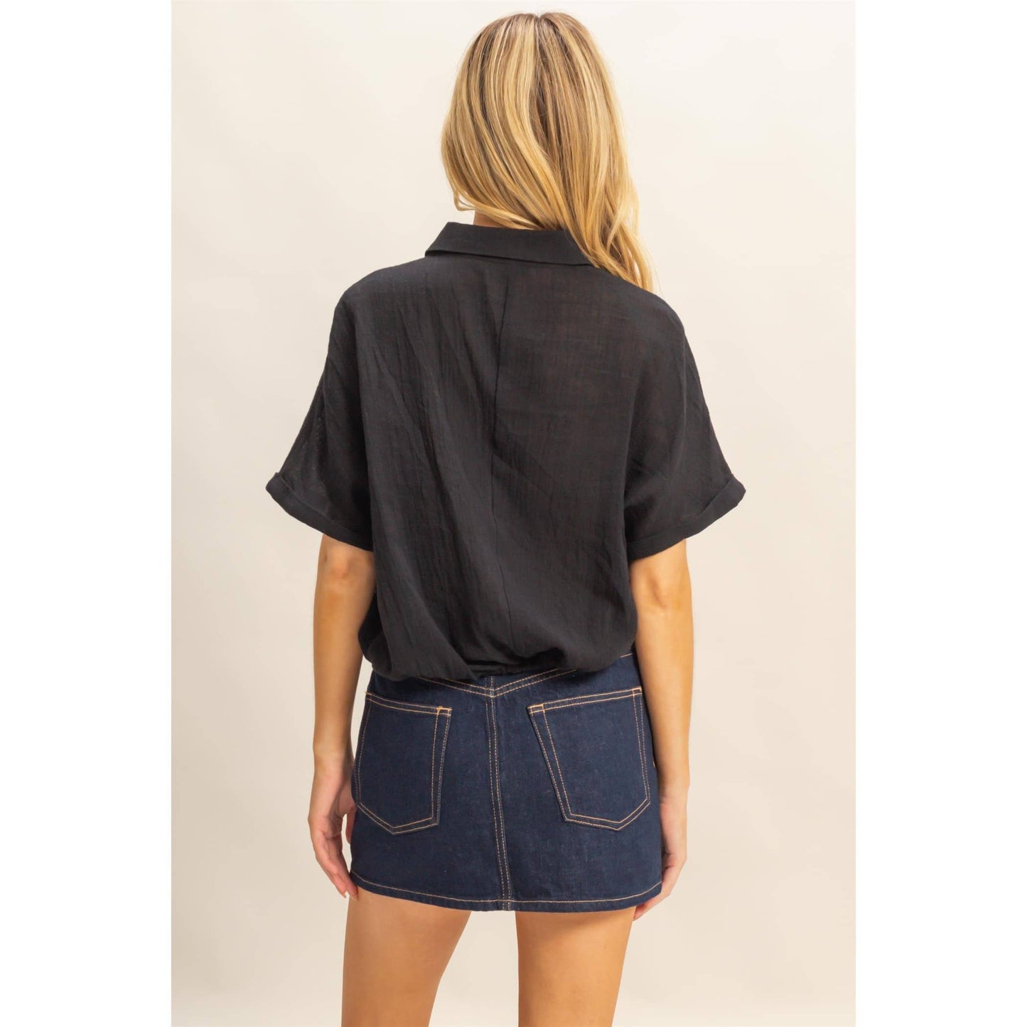 Bailey Drawstring Hem Shirt