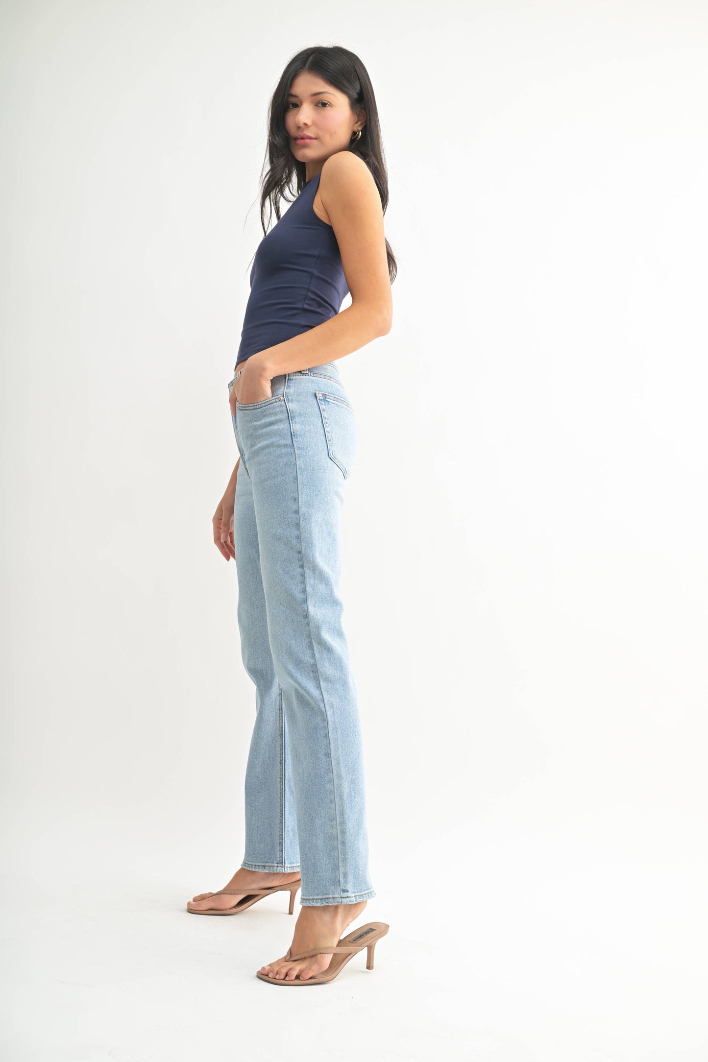 Aaron Stretch Straight Denim - JBD