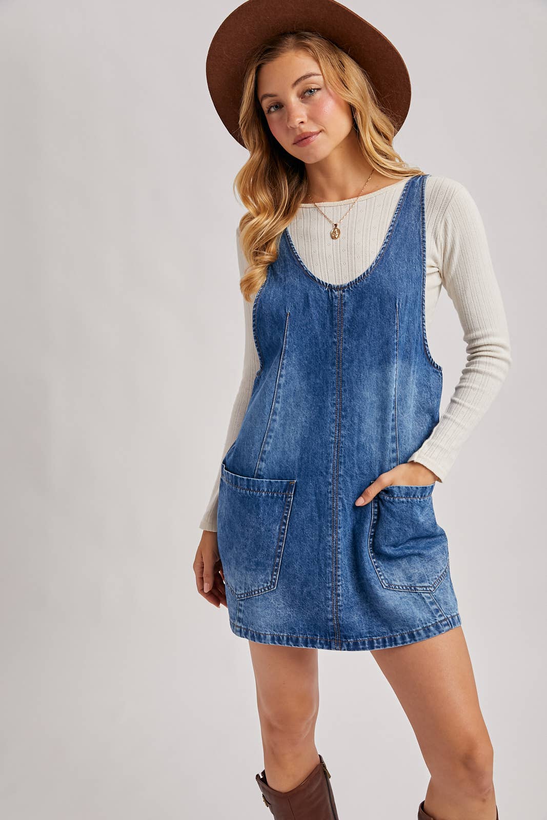 Harper Overall Pocket Dress
