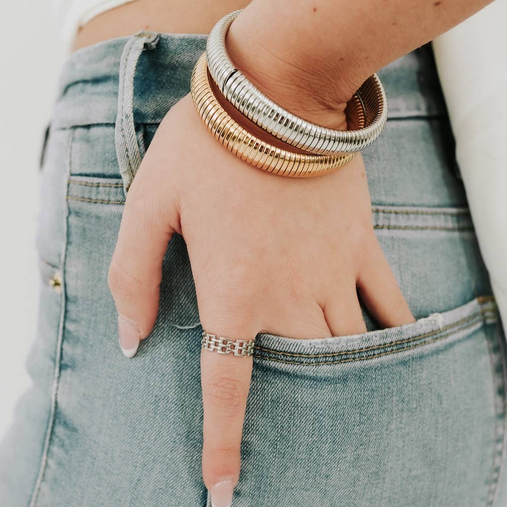 Struck By Cupid Stretch Bangle Bracelet
