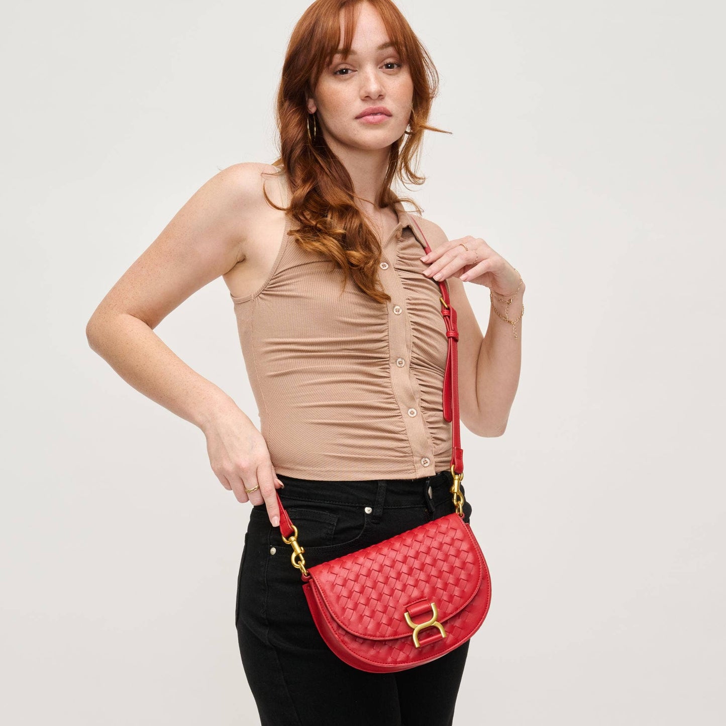 Alise Woven Crossbody