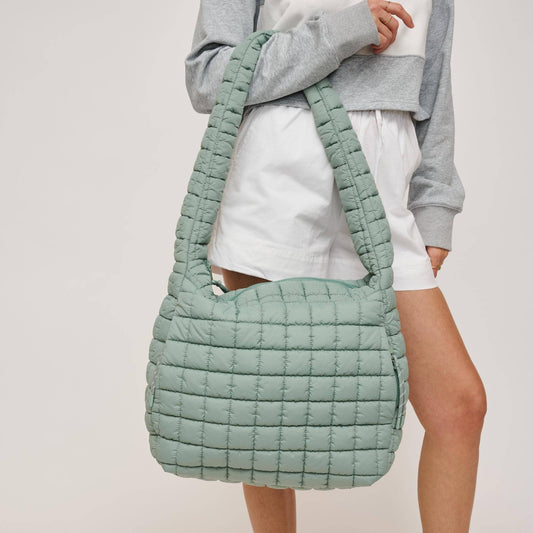 Leda Quilted Puffer Hobo