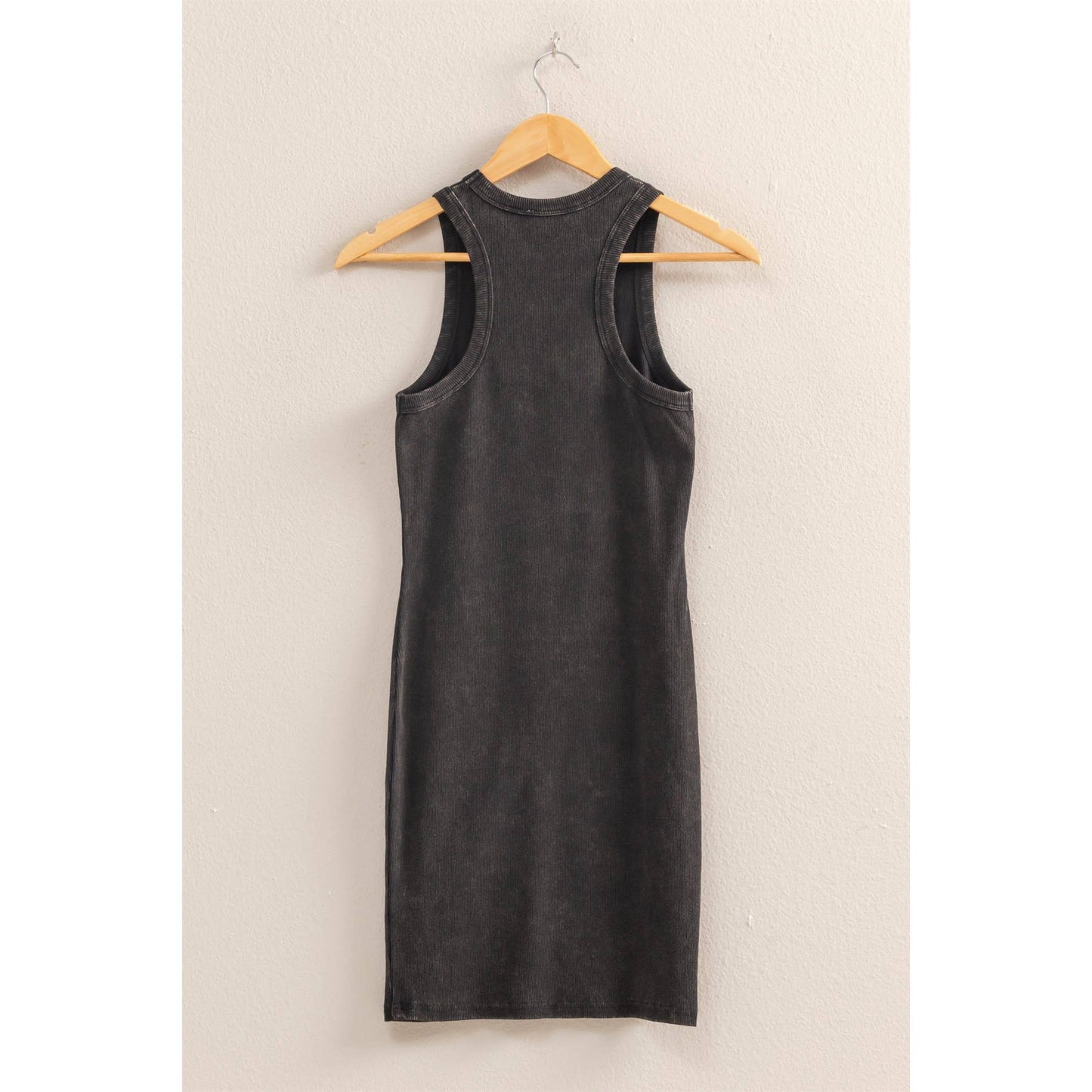 Tessa Acid Washed Ribbed Dress